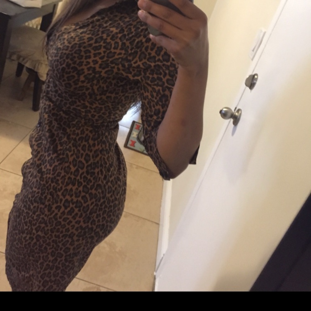 Express leopard dress size 0 & 2